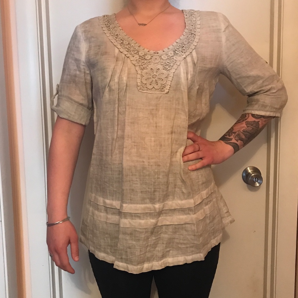Unique organic Rami Blouse